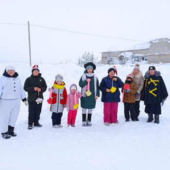 Новогодняя игровая мозайка «Мороз потехам не помеха» (с.Ижбуляк)